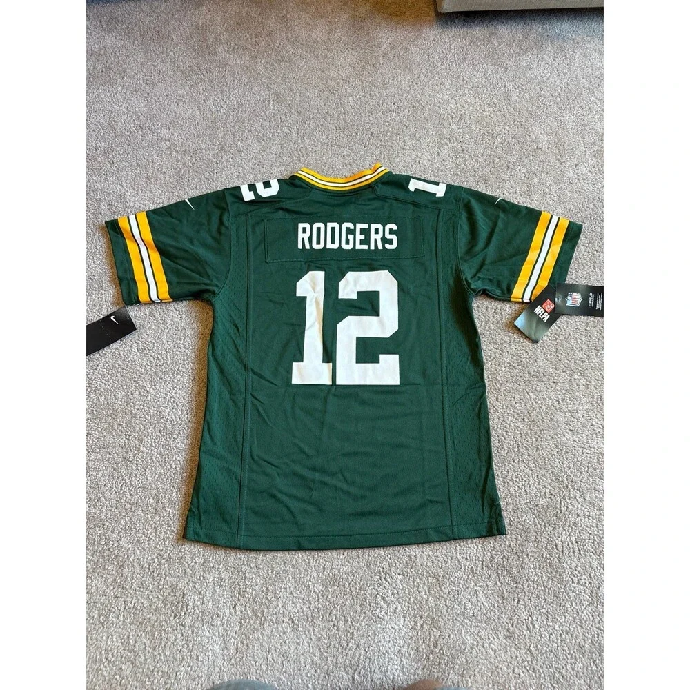 Aaron Rodgers Green Bay Packers Youth Nike NWT NFL Jersey Size Large